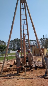 Execução de Estaca Strauss Execução de Estaca Strauss